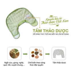 Thumbnail Tấm Thảo Dược Thay Thế Của Đai Chườm Thảo Dược Vai Gáy Cắm Điện Hapaku 2