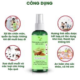 Thumbnail Combo 2 Chai Dung Dịch Xịt Đuổi Muỗi Và Côn Trùng, Xịt Phòng Sả Chanh TAMAS 100ml- Chai Xịt Tinh Dầu Đuổi Muỗi Cho Bé 2