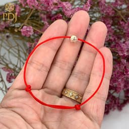 Thumbnail Vòng tay sợi chỉ đỏ mix bi bạc ta PDJ - SP000418 - Trang sức PDJ 4