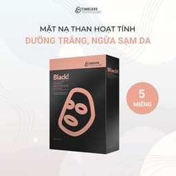 Thumbnail Mặt nạ than hoạt tính dưỡng trắng, ngừa sạm da Timeless Truth Mask - Black Radiant (5 miếng x 30ml) 2