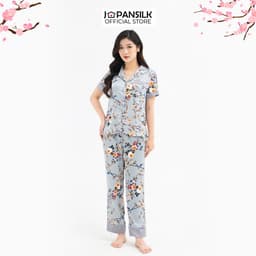 Thumbnail Combo 5 Bộ Đồ Ngủ Lụa Satin Nhật Pijama Họa Tiết Tranh Vẽ JAPAN SILK Chính Hãng 1