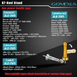 Thumbnail Giá đỡ GOMEXUSlinh hoạt thích hợp cho máy câu cá Shimano Nexave Sienna Nasci Daiwa Revors LT R7 2