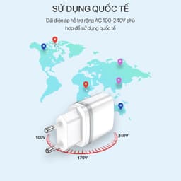 Thumbnail Cốc Sạc ROBOT RT-K9 - 2 Cổng Sạc Ra Sạc USB Tặng Kèm Cáp Micro 1m 4