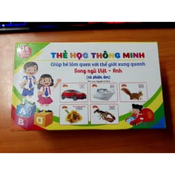 Thumbnail Sách - Bộ Thẻ Học Song Ngữ Thông Minh 16 Chủ Đề, 416 Thẻ Cho Bé 1