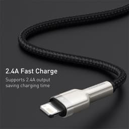Thumbnail Cáp sạc nhanh Baseus cổng USB 2.4A dành cho iPhone 11 12 Pro Max 4