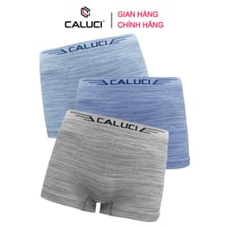 Thumbnail Combo 3 quần lót nam Boxer CALUCI CBX12, sịp đùi sệt liền, mềm mịn, thân thiện với làn da 2