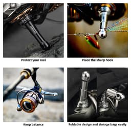 Thumbnail Giá đỡ GOMEXUSlinh hoạt thích hợp cho máy câu cá Shimano Nexave Sienna Nasci Daiwa Revors LT R7 1
