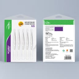 Thumbnail Vỉ 5 Cây Nhíp Nhổ Lông Mày, Lông Mũi, Lông Nách, Tóc Bạc Inox KỀM NGHĨA N.C5 - Đầu Xéo 4