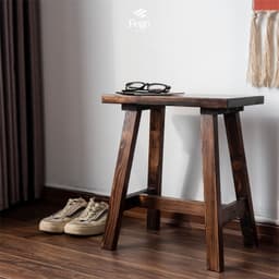 Thumbnail Ghế đôn vuông FEGO gỗ thông tự nhiên cao 45cm phù hợp làm ghế cafe và ghế bàn ăn 2