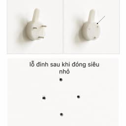 Thumbnail Đinh Treo Tường FEGO Treo Khung Ảnh Treo Đồ Không Cần Khoan Tường, tiện dụng 1