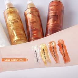 Thumbnail Dầu dưỡng thể LIYALAN ánh nhũ chiết xuất hữu cơ trang điểm sáng bóng 80g 2