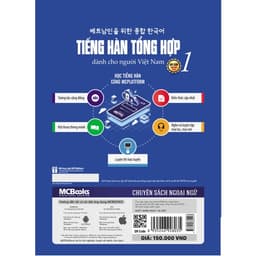 Thumbnail Sách - Tiếng Hàn tổng hợp dành cho người Việt Nam – Sơ cấp 1 – Bản đen trắng Mcbooks 3