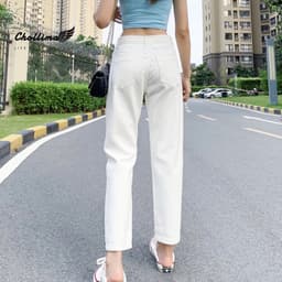 Thumbnail Quần baggy kaki ống nhỏ Chollima QD048 phong cách ulzzang trẻ trung năng động 2