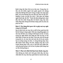 Thumbnail Sách - Để Hiệu Quả Trong Công Việc (Cuốn Sách Nâng Cao Kỹ Năng Và Hiệu Quả Của Công Việc) [First News] 3