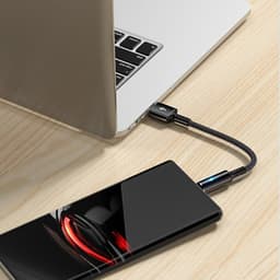 Thumbnail Dây cáp sạc nhanh HDOORLINK cổng Micro USB/ Type C/ iOS 25cm thích hợp cho điện thoại 1