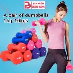 Thumbnail Tạ cầm tay lõi thép bọc cao su Prowin Fitness cao cấp chuyên dụng tập gym yoga 1-3kg 3