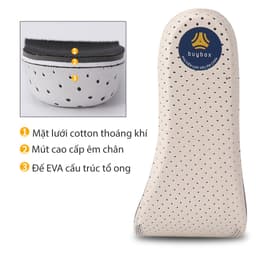 Thumbnail Lót giày độn đế tăng chiều cao 2cm, 3cm, 4cm cấu tạo tổ ong thoáng khí - buybox - BBPK57 4