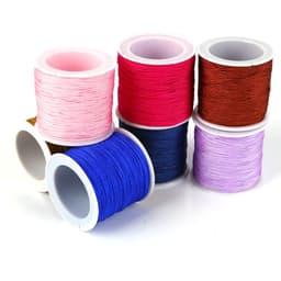 Thumbnail （Không co giãn ）BEADIA Cuộn Dây Nylon Dùng Làm Đồ Trang Sức Thủ Công Tiện Lợi 50m 0.8mm 2