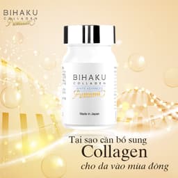 Thumbnail Bộ đôi dưỡng trắng mịn màng và cải thiện nội tiết tố ngừa lão hóa từ bên trong Bihaku Collagen 30v và skinmd cream 15ml 4
