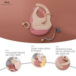 Thumbnail Yếm ăn MAMIMAMIHOME chất liệu silicon chống thấm nước dễ thương an toàn dành cho trẻ em 4