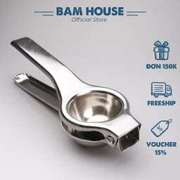 Thumbnail Dụng cụ vắt chanh, tắc inox Bam House kích thước lớn cao cấp VC02 1