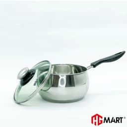 Thumbnail Nồi nấu cháo bột cho bé inox 304 2 đáy bếp từ nắp kính chống nóng HG Mart [Bảo hành 12 tháng] 4