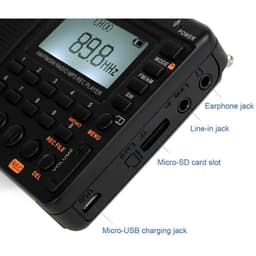 Thumbnail Đài phát thanh RETEKESS V115 kiêm máy nghe nhạc MP3 sóng ngắn hỗ trợ thẻ Micro SD/ TF 4