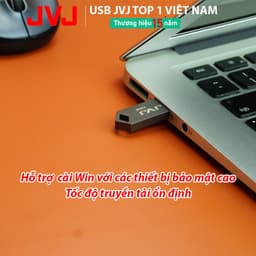 Thumbnail USB 32Gb 64Gb 2.0 JVJ L66 siêu nhỏ vỏ kim loại - tốc độ 30MB/s chống nước, chống sốc, chống va đập -Bảo hành 5 năm 1
