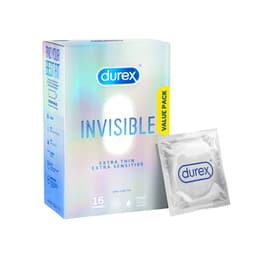 Thumbnail Bao Cao Su Durex Invisible Siêu Mỏng, Size 52 mm, Hộp 16 Bao Mới Ra Mắt - Hộp Lớn Siêu Tiết Kiệm 2
