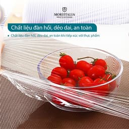 Thumbnail Màng bọc thực phẩm Las Palms, Chất liệu PVC, Bảo vệ thức ăn khỏi vi khuẩn, Kích thước 20cmx20m - MORIITALIA MBTP00009232 3