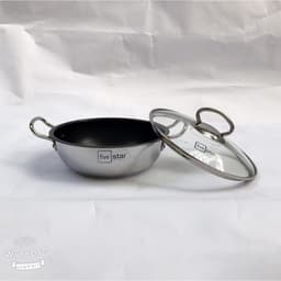 Thumbnail Nồi chống dính FIVESTAR Standard inox 430 nắp kính ( 18cm / 20cm / 22cm ) , 3 đáy dùng được bếp từ , hồng ngoại , gas 3