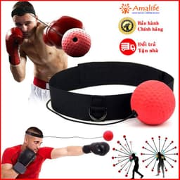 Thumbnail Bóng Phản Xạ Tập Đấm Bốc Boxing Gym MuayThai Kickboxing Thể Thao  - Bóng Tập Phản Xạ Treo Đầu Cao Cấp Chính Hãng Amalife 4