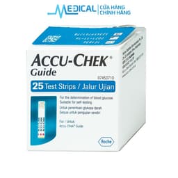 Thumbnail Que thử đường huyết Accu-Chek Guide "Hộp 25 que " date xa - MEDICAL 2