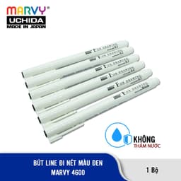 Thumbnail Combo 3 Bút Line Đi Nét Chuyên Nghiệp Marvy Uchida 4600 2