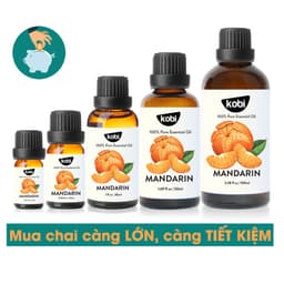 Thumbnail Tinh dầu Vỏ Quýt Kobi Mandarin essential oil giúp cân bằng cảm xúc, giảm stress, chống trầm cảm - 5ml 2