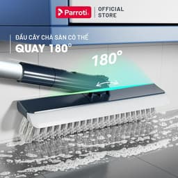 Thumbnail Cây chà sàn nhà tắm, chổi cọ sàn và gạt nước 2 trong 1– Parroti Easy ES04 3