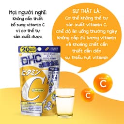 Thumbnail Viên uống DHC Bổ sung Vitamin C Nhật Bản 60/40 viên 1