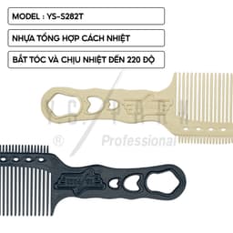 Thumbnail Lược barber kê tông cắt tóc YS PARK YS-S282T chịu nhiệt và hóa chất nhập khẩu chính hãng Nhật Bản 2