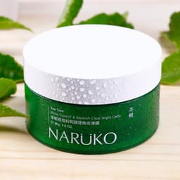 Thumbnail Mặt nạ ngủ kiềm dầu, kiểm soát mụn Naruko trà tràm Tea Tree Shine Control Blemish Clear Night Gelly 80gr (Bản Đài) 2