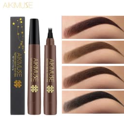 Thumbnail Bút kẻ chân mày AIKIMUSE thiết kế 4 mũi phẩy sợi sắc nét 20g 1