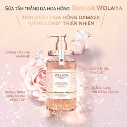 Thumbnail Sữa tắm nước hoa Weilaiya tinh chất hoa hồng/Hoa Trà/ Hoa Cúc Damask 450ml 2