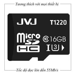 Thumbnail Thẻ nhớ JVJ 16G U3 C10 tốc độ cao - chuyên dụng cho CAMERA, Điện thoại, Máy ảnh,... tốc độ cao 95Mb-140Mb/s 4