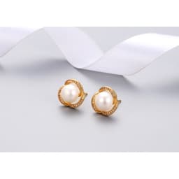 Thumbnail Bông Tai Bạc S925 Đính Hạt Ngọc Trai 9ly Hoa Tai Hạt Trai Nước Ngọt Thời Trang - Ngọc Trai Trường Thịnh 3