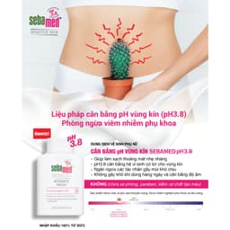 Thumbnail Dung dịch vệ sinh phụ nữ chuẩn cân bằng pH vùng kín Sebamed Feminine Intimate Wash pH3.8 2