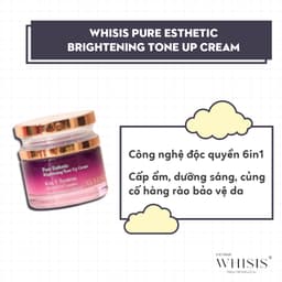 Thumbnail Kem Dưỡng Ẩm Trắng Da 6 in 1 WHISIS Pure Esthetic Brightening Tone Up Cream Cấp Ẩm, Nâng Tone, Giảm Nám, Trẻ Hoá Da 50g 3