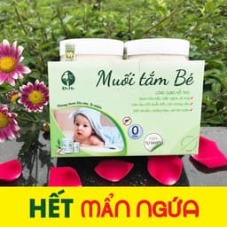 Thumbnail Muối Tắm Bé Sinh Dược Độc Mộc, Muối Tắm Bé Lặn Rôm Sẩy, Dịu Sài ,Kê, Da Mịn Màng  400g 2