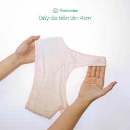 Thumbnail Áo lá học sinh Purecotton bé gái mới lớn chất liệu sợi sồi cao cấp kiểu chui đầu không đệm PC007 3