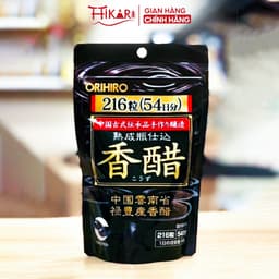 Thumbnail Viên uống dấm đen giảm cân Nhật Bản Orihiro túi 216 viên đẹp da an toàn 4