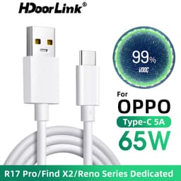 Thumbnail Dây cáp sạc nhanh HDOORLINK 65W cổng USB C 6.5A Type C dành cho Oppo 1