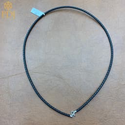 Thumbnail Dây Da Xoắn Khóa Bạc Đeo Mặt Phật Và Mặt Dây Chuyền PDJ - PDJ000994 1